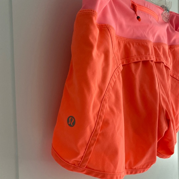 Lululemon Speed Up Short 4” in golden apricot - Picture 3 of 4